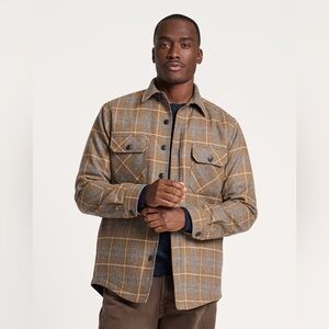 Pendleton MEN'S PLAID QUILTED CPO JACKET